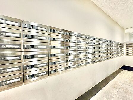 郵便受けも、きちんと管理されています。