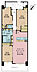 間取り：3LDK、専有面積75.33m2、バルコニー面積10.77m2