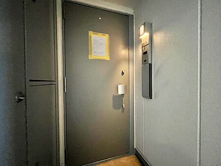 清潔感のある落ち着いた雰囲気の玄関です。