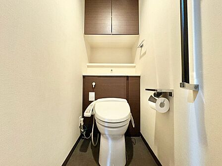 清潔感の高いお手洗い。
