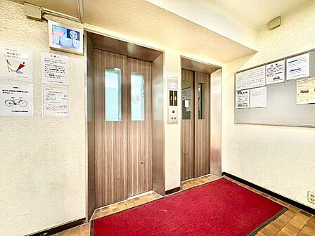 エレベーター完備のため荷物が多くなっても安心。