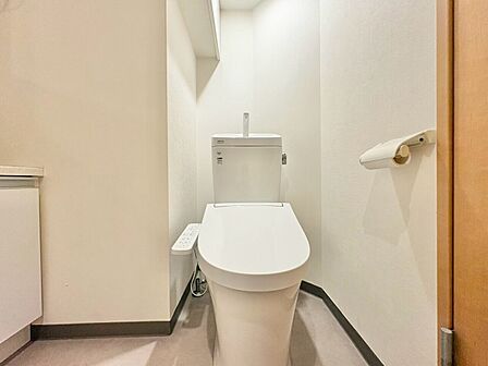 清潔感の高いお手洗い。
