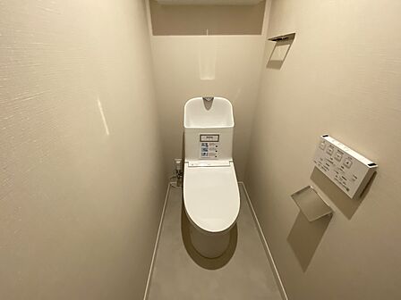清潔感の高いお手洗い。