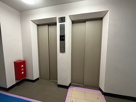エレベーター完備のため荷物が多くなっても安心。