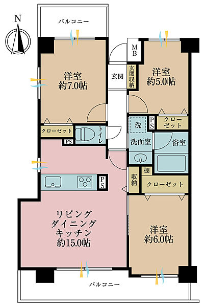 間取りを拡大表示
