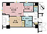 間取り：1DK、専有面積40.83m2、バルコニー面積3.99m2
