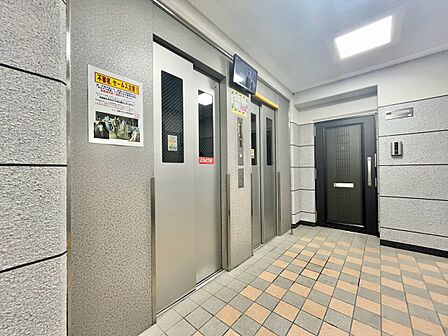 エレベーター完備のため荷物が多くなっても安心。