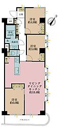 光建ハイムブリリアンス野毛山公園 3LDKの間取図画像