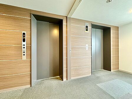 エレベーター完備のため荷物が多くなっても安心。