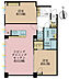 間取り：2LDK、専有面積60.4m2