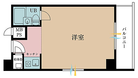 専有面積25.4m2