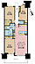 間取り：3LDK、専有面積72.15m2、バルコニー面積10.81m2