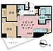 間取り：2LDK、専有面積48.04m2、バルコニー面積8.69m2