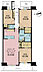 間取り：3LDK、専有面積73.02m2、バルコニー面積9m2