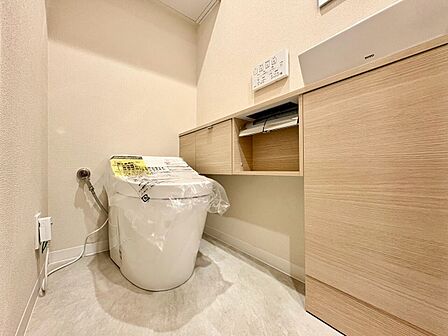 清潔感の高いお手洗い。