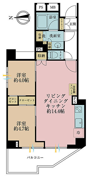 間取りを拡大表示