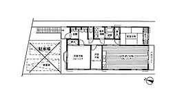 自由が丘 準貸家 2階3LDKの間取り