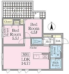 物件の間取り