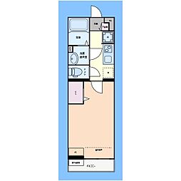 リブリ・柳町 1Kの間取図画像