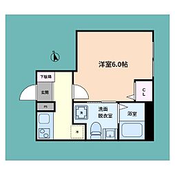 京急本線 追浜駅 徒歩9分の賃貸アパート 3階1Kの間取り