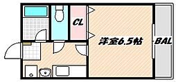 メゾン3006 1Kの間取図画像