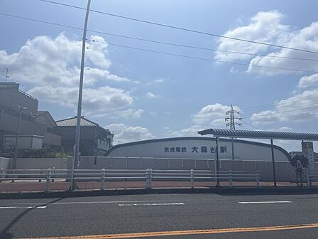 京成千原線「大森台」駅/徒歩約13分/約1000m●相対式ホーム2面2線を有する千葉市内唯一の地下駅。駅舎はかまぼこ型のドーム屋根が特徴であり内部には電気融雪装置が設置されています。