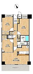ウィズ千葉中央ネオグランデ 3LDKの間取図画像