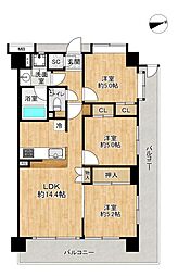 間取図画像 3LDK