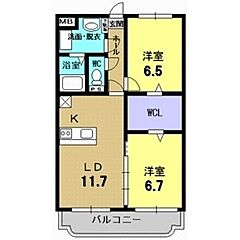 物件の間取り