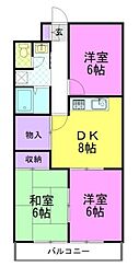 間取図画像 3DK