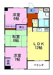 SEAGULL 4階3LDKの間取り