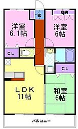 間取図画像 3LDK