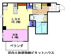 GRANSTORIA 1LDKの間取図画像