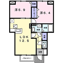 物件の間取り