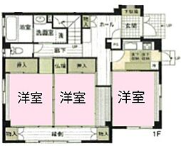 サンクロードコジマ 3Kの間取図画像
