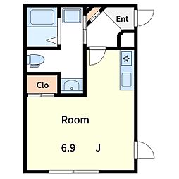 Designers Maison Qt ikebukuro 5階ワンルームの間取り