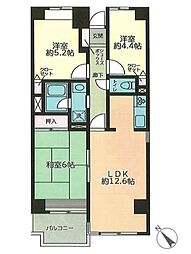 アークフィールズ市川 3LDKの間取図画像