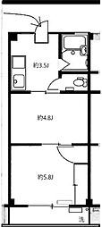 SYB 2Kの間取図画像