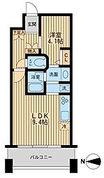 ドゥーエ清澄白河 1LDKの間取図画像