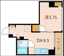 ヴィラ・セレーナマチヤ 1DKの間取図画像