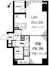 日本橋はないち 1LDKの間取図画像