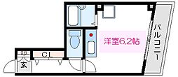 メゾン永和 ワンルームの間取図画像