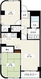 GRACIARENO町屋 2LDKの間取図画像