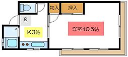 マンション錦 ワンルームの間取図画像
