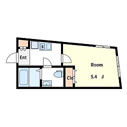 Designers Maison Qt ikebukuro 1階1Kの間取り