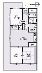 東二見スカイハイツ 3LDKの間取図画像