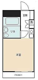 TOP西八王子 ワンルームの間取図画像