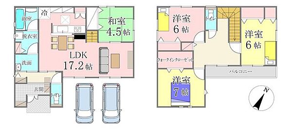 間取りを拡大表示