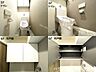 トイレ：トイレは5階・6階に1ヶ所ずつ設置されています。どちらも吊戸棚が付いており、トイレ用品をストックしておけます。