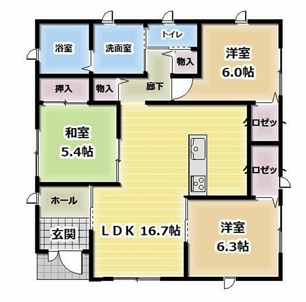 間取りを拡大表示
